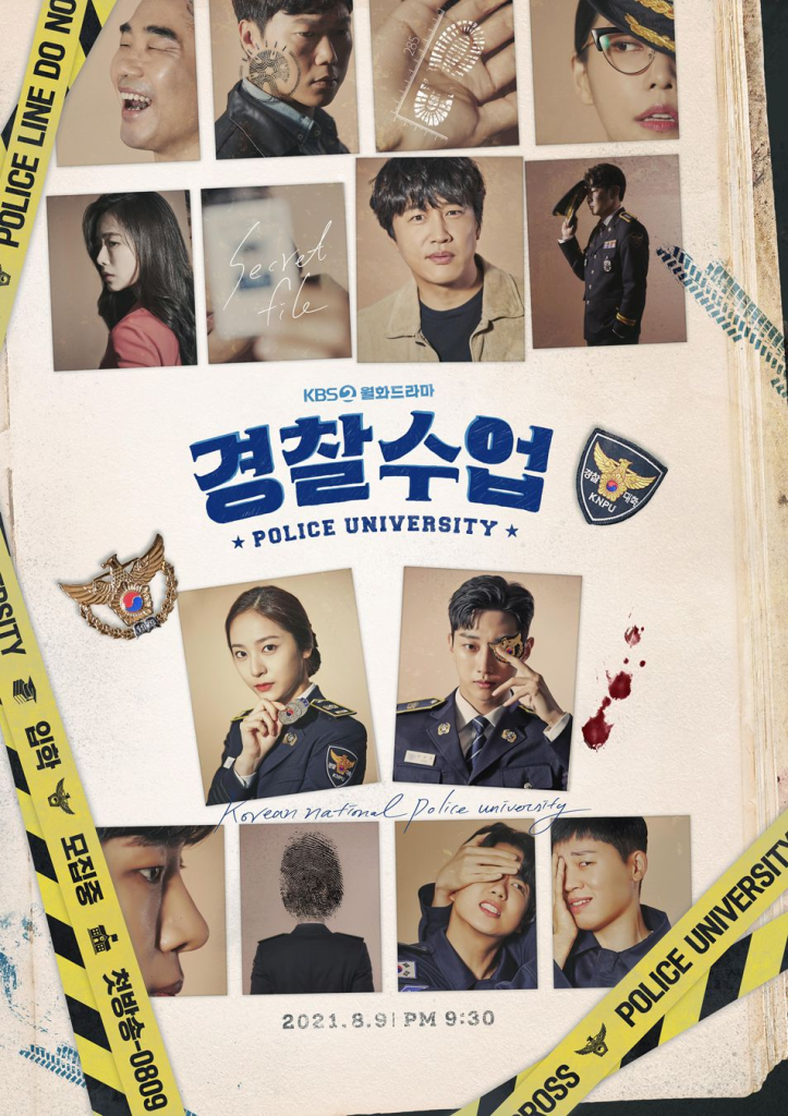 The characters of the Korean Drama Police University