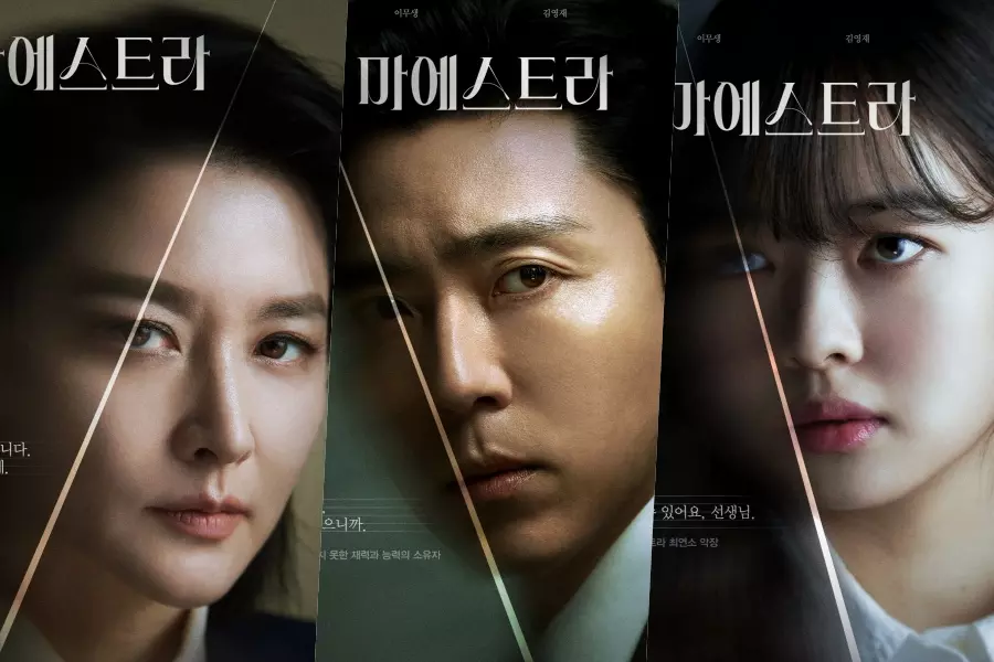 The main characters of the Korean Drama Maestra